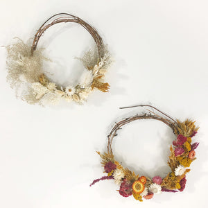 Dried Floral Wreath Workshop