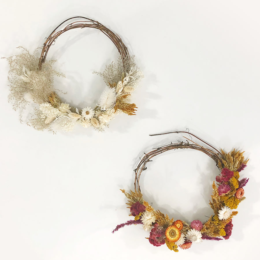 Dried Floral Wreath Workshop